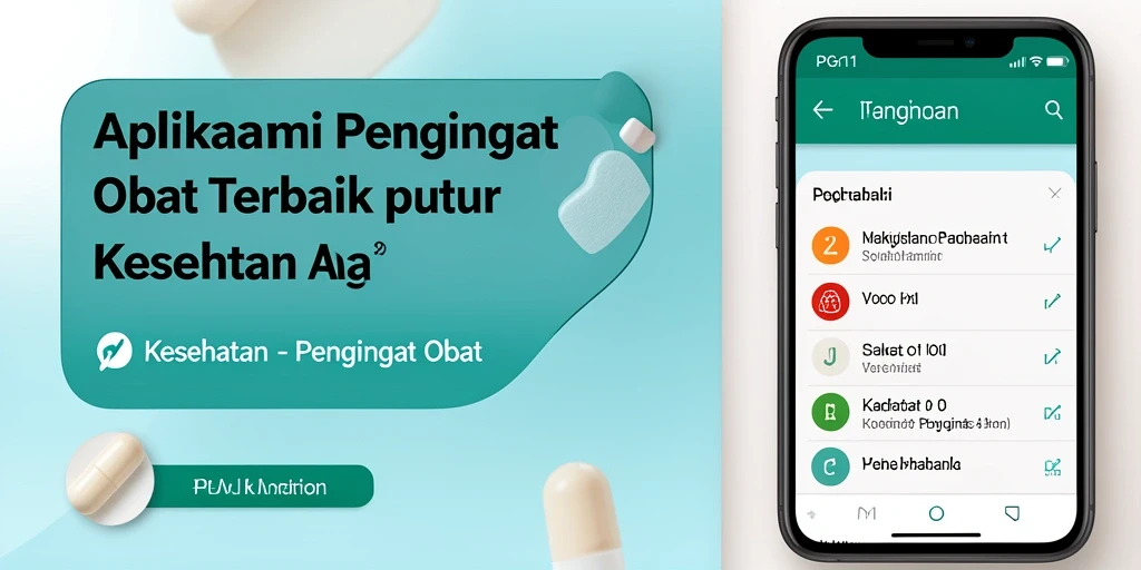 Antarmuka PG11 dengan fungsi Pengingat Obat yang mudah dan praktis.