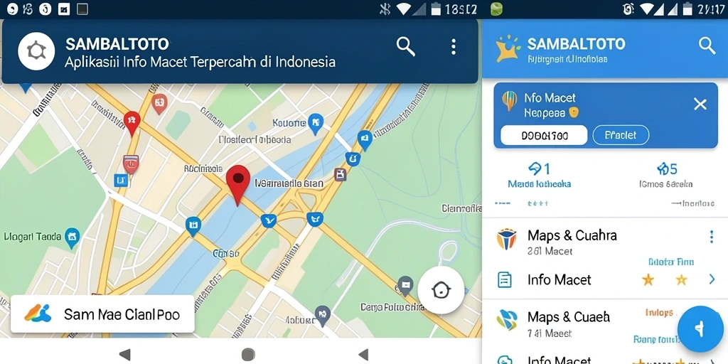 Tampilan antarmuka SAMBALTOTO dengan fitur Info Macet yang informatif.